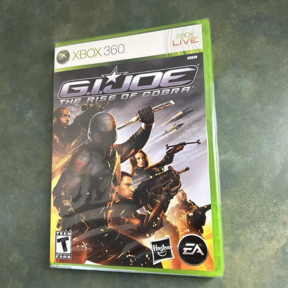 G.I. Joe The Rise of Cobra Xbox 360 New Sealed Original Shrink Wrap READ GI Joe
